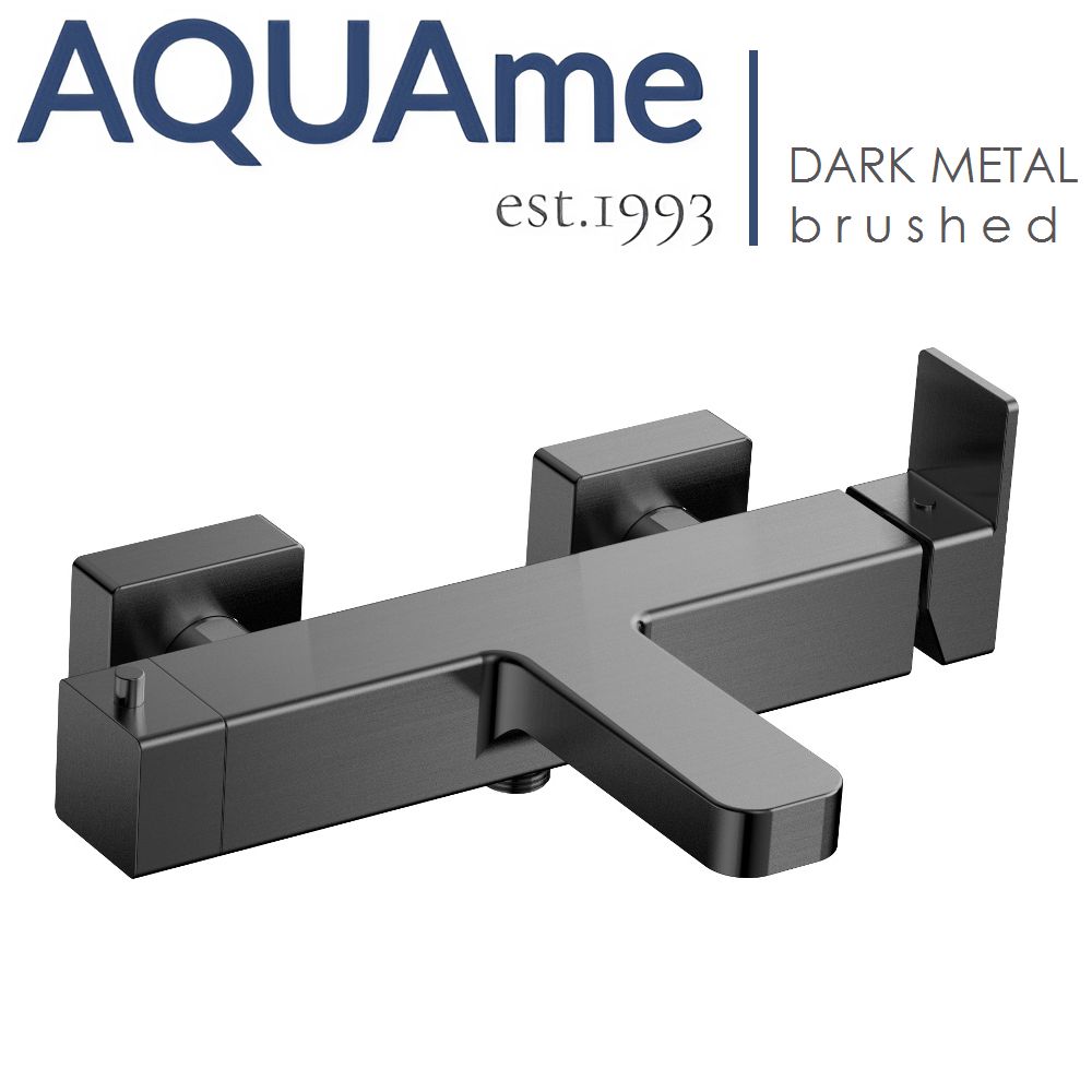Смеситель для ванны с душем AQUAme Savona / темный металл AQM6812GM