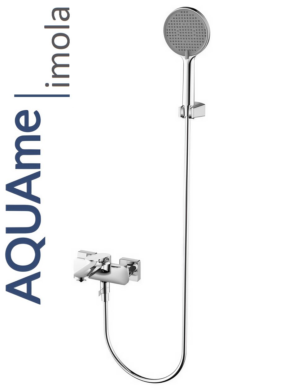 Смеситель для ванны AQUAme Imola полированный хром AQM6712CR