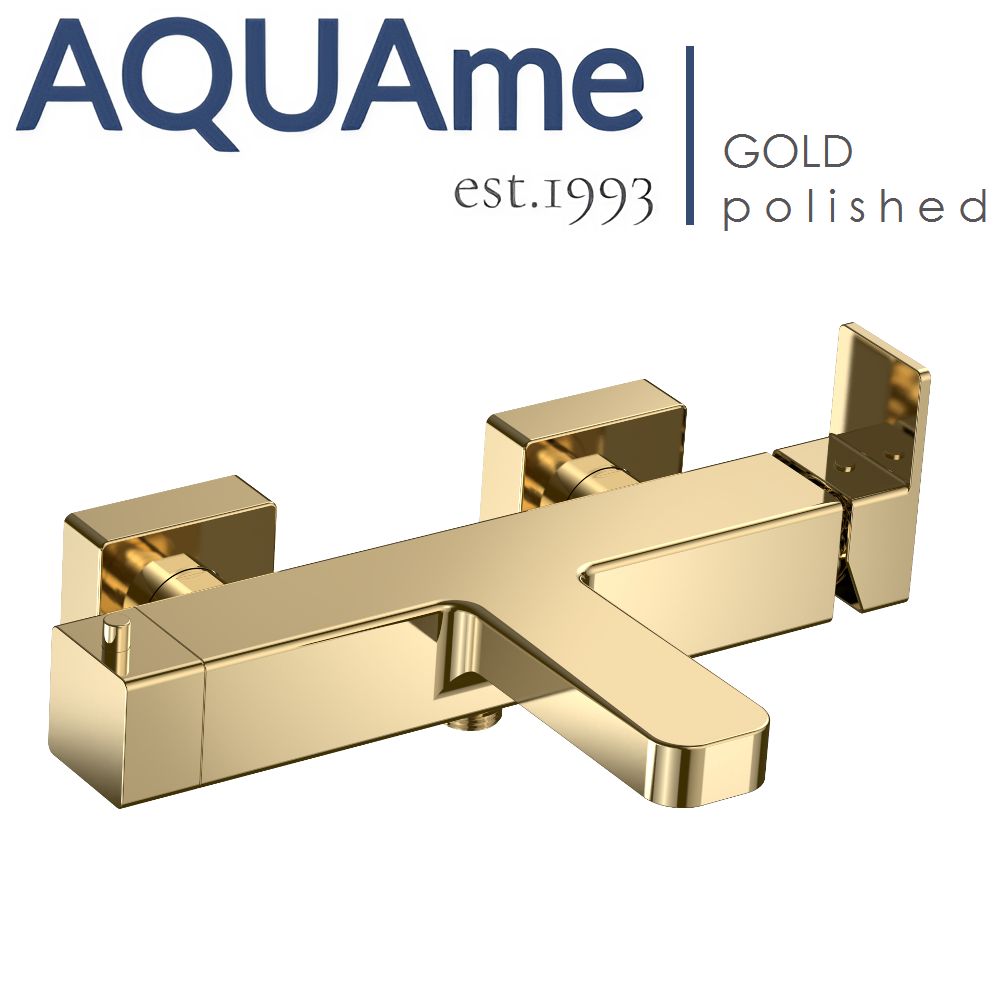 Смеситель для ванны с душем AQUAme Savona / золото полированное AQM6812GG